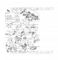 TELAIO MATERIALE ELETTRICO per Kawasaki ER-6F ABS 2015
