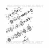 TRASMISSIONE per Kawasaki ER-6F ABS 2015