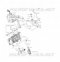 TUBO DELL'ACQUA per Kawasaki ER-6F ABS 2015