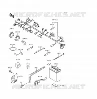 EQUIPAGGIAMENTO ELETTRICO per Kawasaki KDX125SR 1991