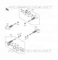 INDICATORI per Kawasaki KDX125SR 1991