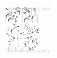 INTERRUTTORE per Kawasaki KDX125SR 1991