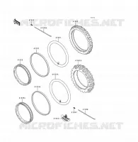 PNEUMATICI per Kawasaki KDX125SR 1991