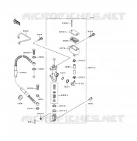 POSTERIORE POMPA per Kawasaki KDX125SR 1991