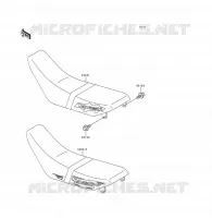 POSTO A SEDERE per Kawasaki KDX125SR 1991