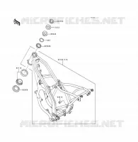 TELAIO per Kawasaki KDX125SR 1991