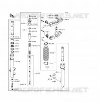 FORCELLA per Kawasaki KDX200 1996