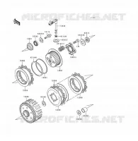 FRIZIONE per Kawasaki KDX200 1996