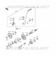 KICK STARTER per Kawasaki KDX200 1996