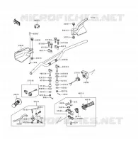 MANUBRIO per Kawasaki KDX200 1996