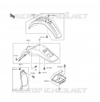 PARAFANGO per Kawasaki KDX200 1996