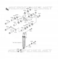 SOSPENSIONE per Kawasaki KDX200 1996