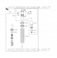 SOSPENSIONI   AMMORTIZZATORE per Kawasaki KDX200 1996