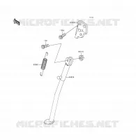 SUPPORTO per Kawasaki KDX200 1996