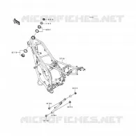 TELAIO per Kawasaki KDX200 1996