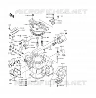 TESTATA   CILINDRO per Kawasaki KDX200 1996