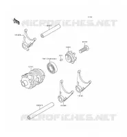 CAMBIO TAMBURO   FORCHE SHIFT per Kawasaki KDX250 1992