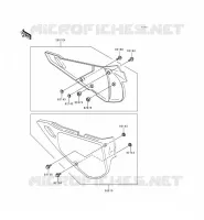 CUFFIA SIDE per Kawasaki KDX250 1992