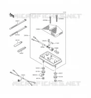 FANALE POSTERIORE per Kawasaki KDX250 1992