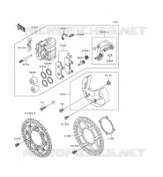 FRENO ANTERIORE per Kawasaki KDX250 1992