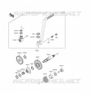 KICK STARTER per Kawasaki KDX250 1992