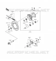 MOZZO POSTERIORE per Kawasaki KDX250 1992