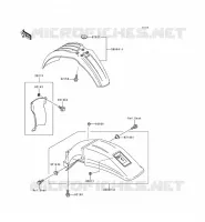 PARAFANGO per Kawasaki KDX250 1992