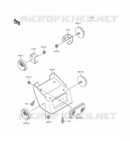 RIFLETTORE per Kawasaki KDX250 1992