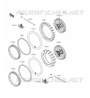 RUOTE   PNEUMATICI per Kawasaki KDX250 1992