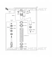 SOSPENSIONI   AMMORTIZZATORE per Kawasaki KDX250 1992