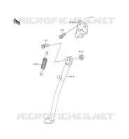 SUPPORTO per Kawasaki KDX250 1992