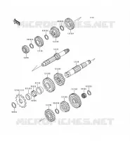 TRASMISSIONE per Kawasaki KDX250 1992