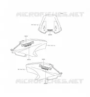 ADESIVO(YELLOW) per Kawasaki VERSYS 650 2015