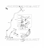 ANTERIORE POMPA per Kawasaki VERSYS 650 2015