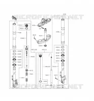 FORCELLA per Kawasaki VERSYS 650 2015