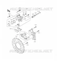FRENO POSTERIORE per Kawasaki VERSYS 650 2015