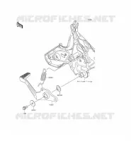 PEDALE DEL FRENO per Kawasaki VERSYS 650 2015