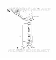 POMPA DI BENZINA per Kawasaki VERSYS 650 2015