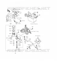 POSTERIORE POMPA per Kawasaki VERSYS 650 2015