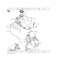 SERBATOIO DI CARBURANTE per Kawasaki VERSYS 650 2015