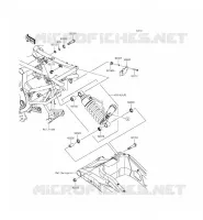 SOSPENSIONI   AMMORTIZZATORE per Kawasaki VERSYS 650 2015