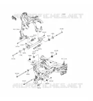 SUPPORTO DEL MOTORE per Kawasaki VERSYS 650 2015
