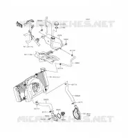 TUBO DELL'ACQUA per Kawasaki VERSYS 650 2015