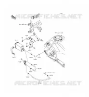 FUEL EVAPORAZIONE SISTEMA(CA) per Kawasaki VERSYS 650 ABS 2015