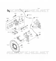 FRENO POSTERIORE per Kawasaki VERSYS 650 ABS 2016