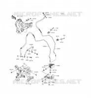TUBO FRENO per Kawasaki VERSYS 650 ABS 2016