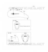 ADESIVO(BLEU) per Kawasaki VN2000 2004
