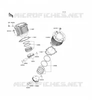 CILINDRO   PISTONE per Kawasaki VN2000 2004