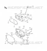 COPERTURA MOTORE DESTRO(S) per Kawasaki VN2000 2004