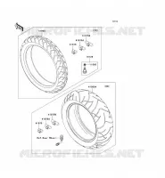 PNEUMATICI per Kawasaki VN2000 2004